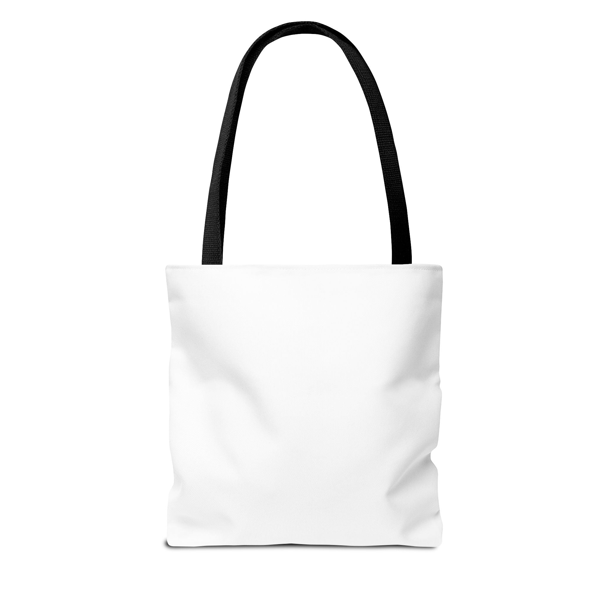 Cute Cow Sitting at Table Tote Bag — Kawaii Farm Animal AOP Tote