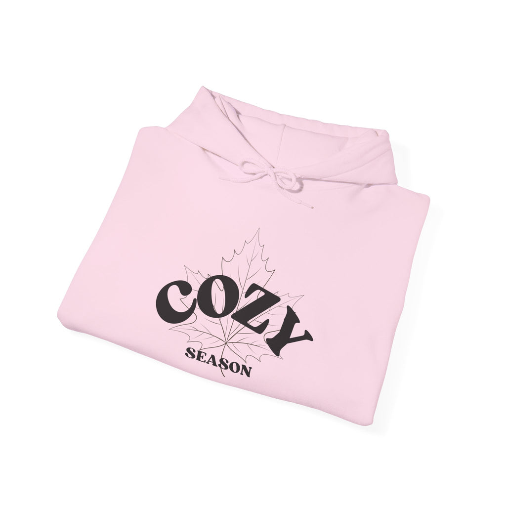 Cozy Season Hoodie – Minimal Black Text Pullover