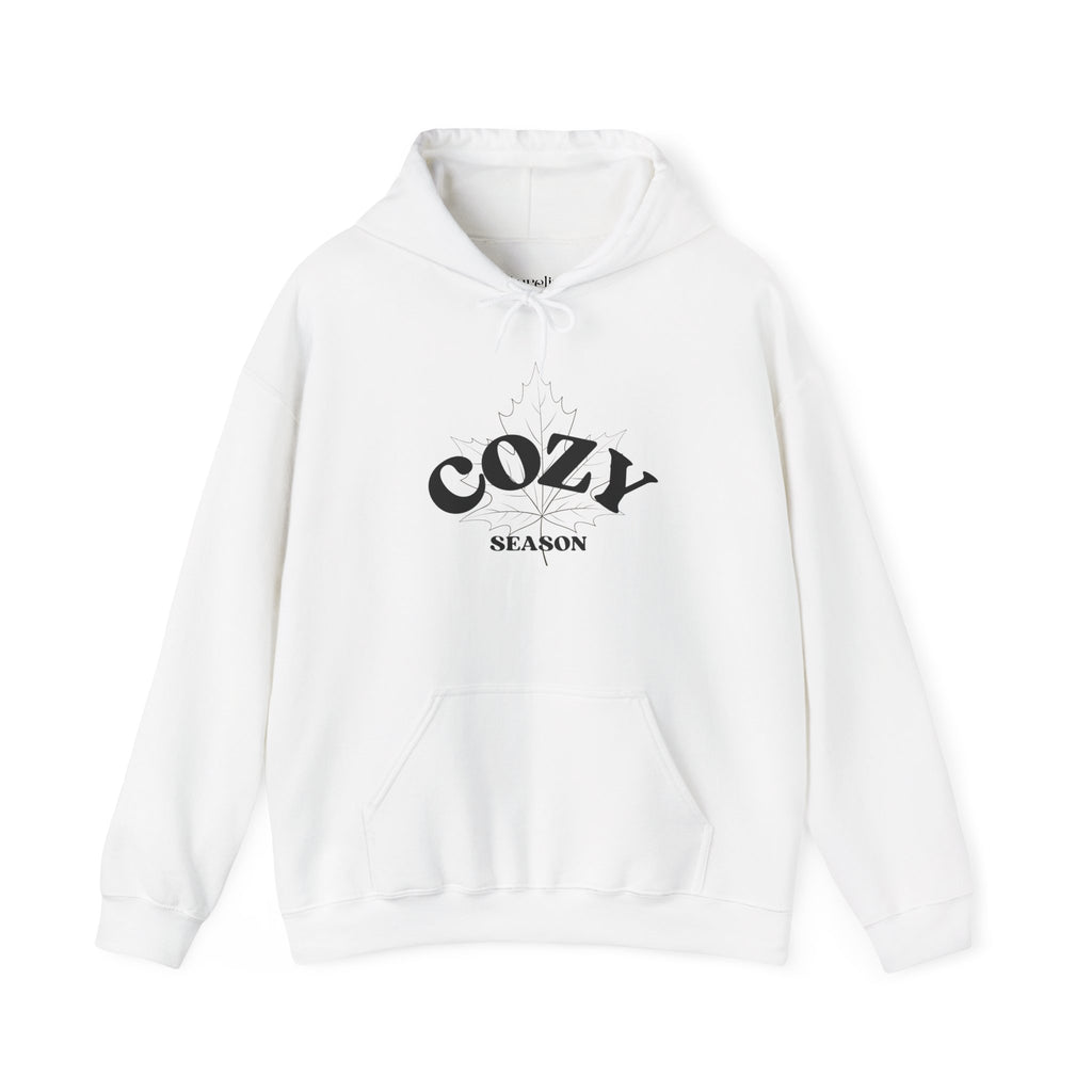 Cozy Season Hoodie – Minimal Black Text Pullover