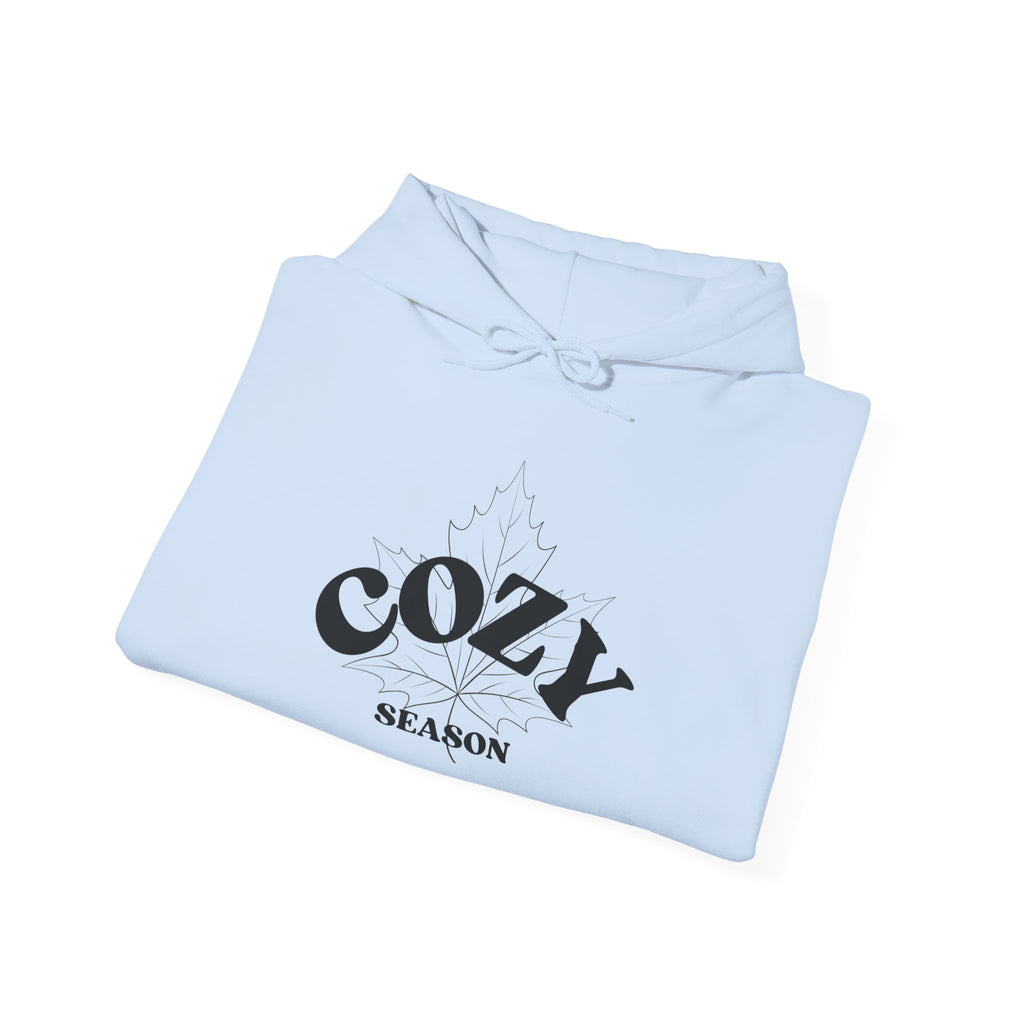 Cozy Season Hoodie – Minimal Black Text Pullover